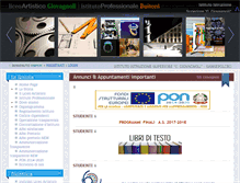 Tablet Screenshot of isartegiovagnoli.com